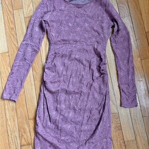 Elegant Purple Lace Dress from PinkBlush